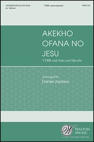 Akekho Ofana No Jesu TTBB choral sheet music cover Thumbnail